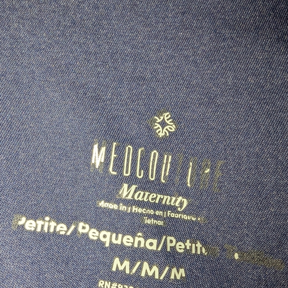 Blue Tapered Track Pants with High-Waisted Design - Picture 7 of 7